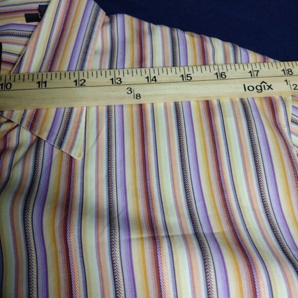 Boss Hugo Boss XL Multi-Color Men's Button Up Long Sleeve Shirt - Picture 6 of 7